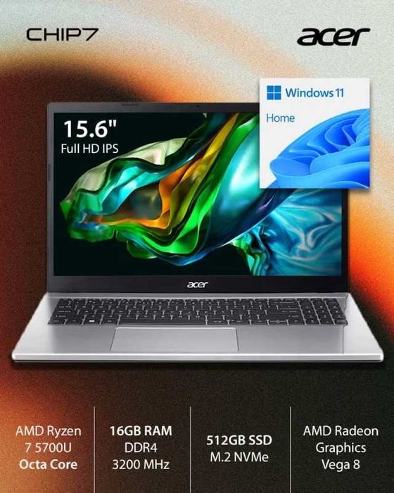 Portátil Acer Aspire 3 avariado (com garantia)