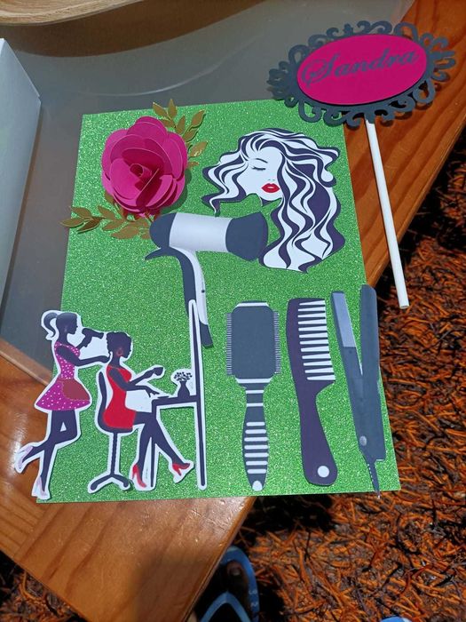 Topo de bolo para e aniversario crisma batizado