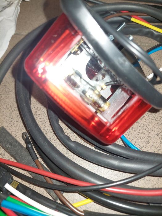 Nowy Polski zestaw naprawczy junak m10 instalacja lampa tyl
