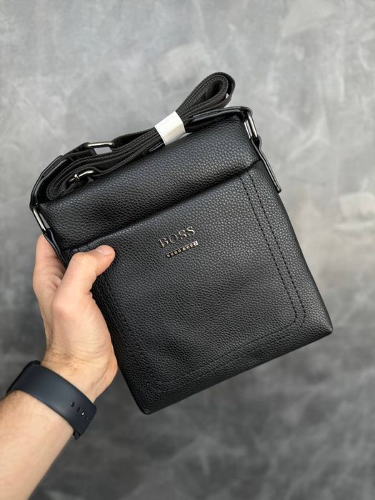 Мужская сумка hugo boss на через плече барсетка чоловіча сумка хьюго