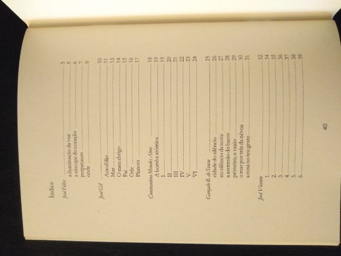 José Félix - Livro dos 5 poetas