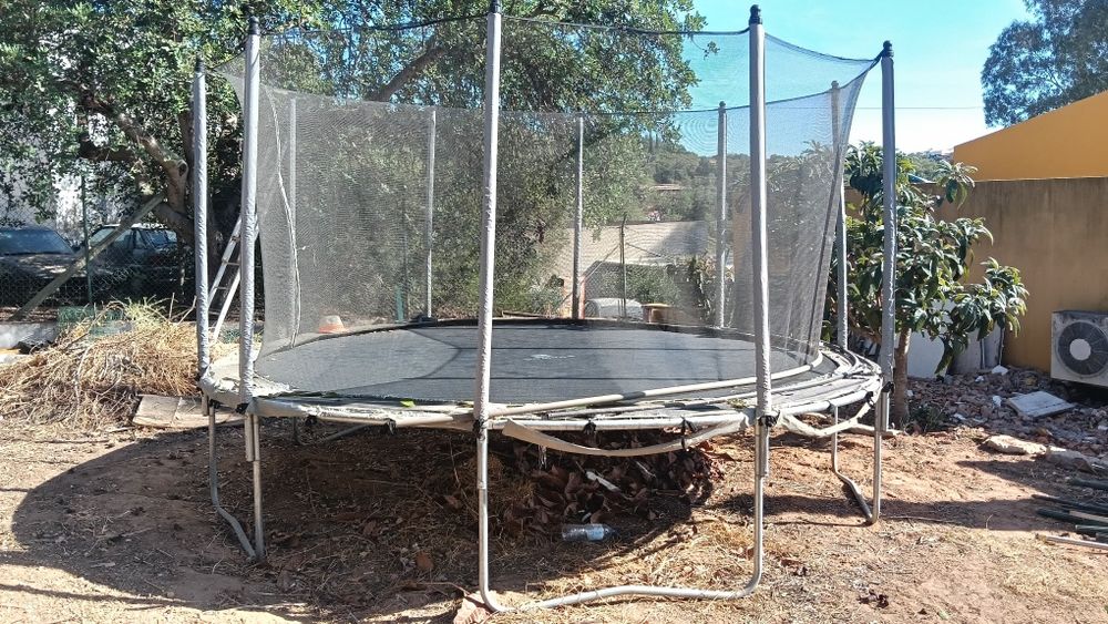 Trampolim Domyos 360 (Diâmetro 3,60m) – Decathlon - para desocupar espaço