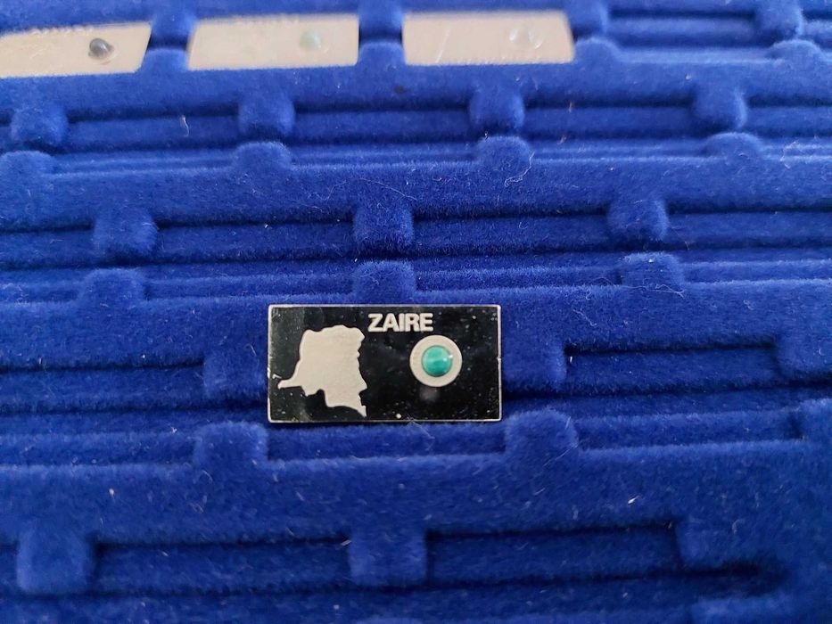 MALACHITE w srebrze - franklin mint