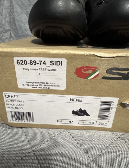Buty Szosa Sidi Fast czarne 47