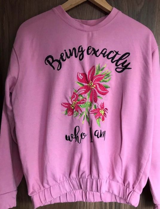 Oversizowa bluza ze ściągaczem, XS/M