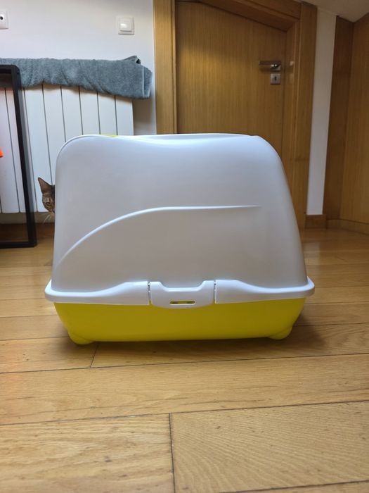 Caixa de areia para gato