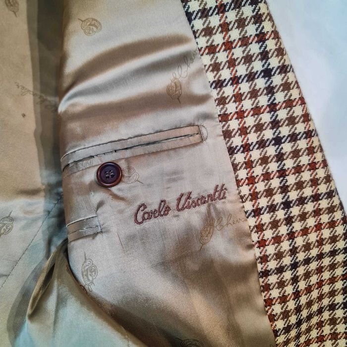 Blazer Clássico Vintage Cavalo Lusitano – Padrão Pied-de-Poule