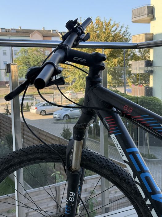 Rower Górski Compel HT 6,9 - Męski 29” - Czarno Niebieski