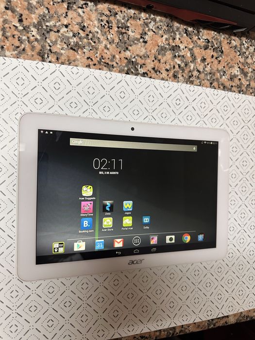 Tablet Acer Iconia Tab 10, modelo A3-A20, com ecrã de 10,1”