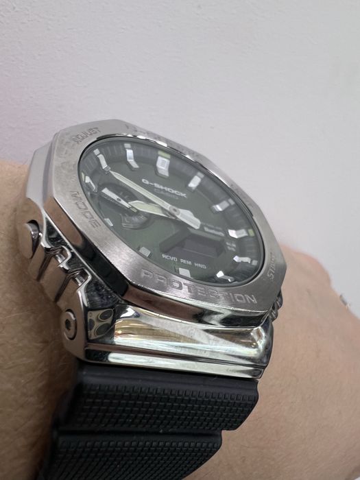 Годинник тактичний сонячна батарея  casio g-shock GBM 2100 A- 1A3ER