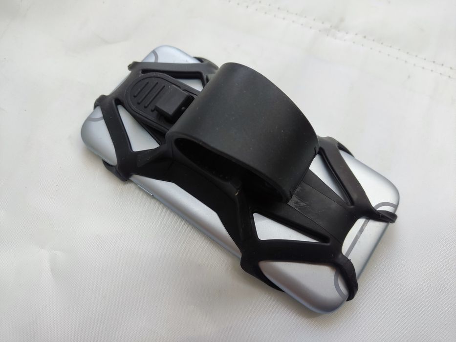 Silikonowy uchwyt na telefon rowerowy HOLDER guma off road quad hulaj