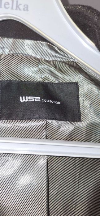Sobretudo preto de homem da W52