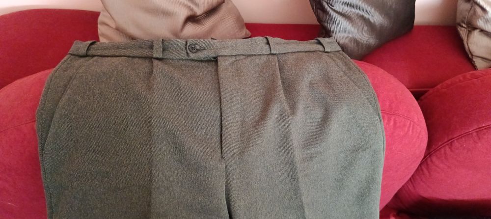 Spodnie garniturowe XXL