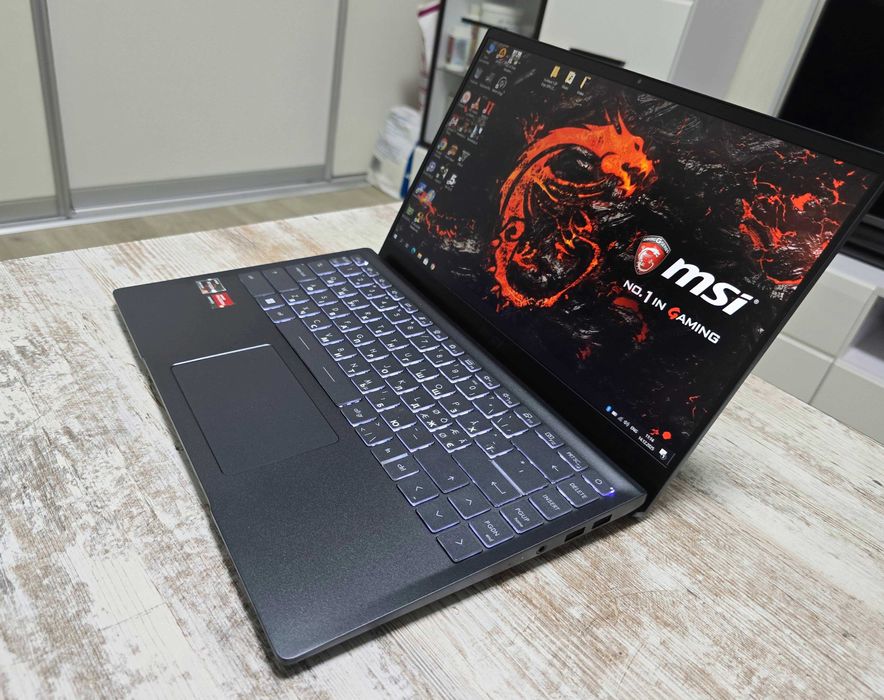 2023г.Игровой MSI (Ryzen 5 5500/Radeon RX/16GB DDR4/512GB SSD/АКБ 5ч)