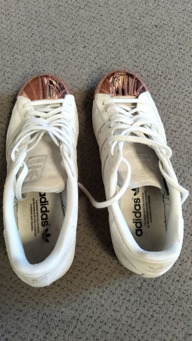 adidas superstar 80s metal cooper toe roz. 39 1/3