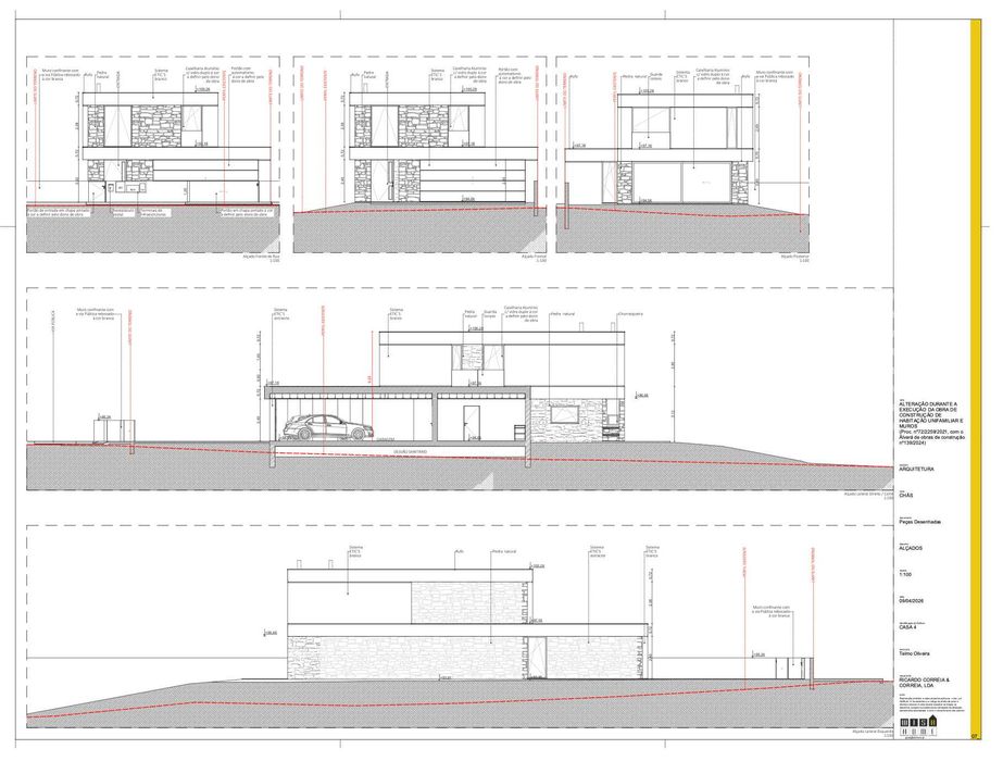 Moradia independente T3+1 | Em construção | Arquitetura moderna | Terreno de 1.537 m²