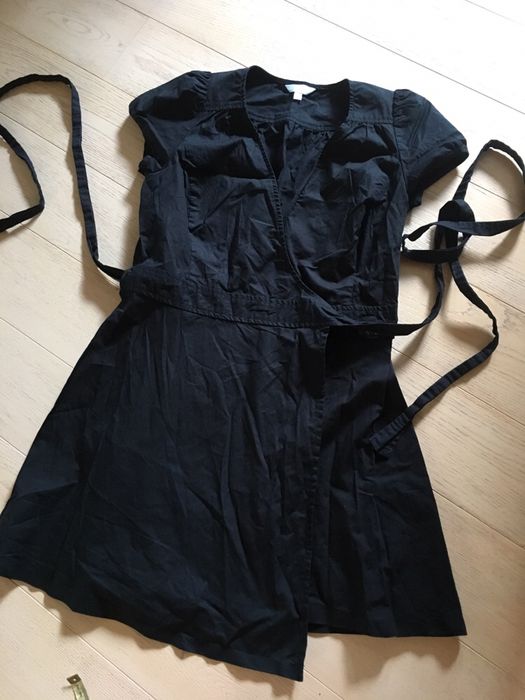 Tunika czarna kimonowa dł 82cm