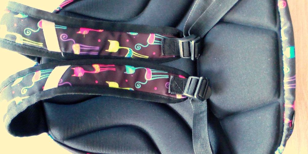 plecak firmy Coolpack z kotami