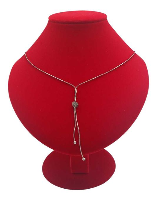 Srebrny łańcuszek z zawieszką w kształcie serca 925p | 5,51g | dł. 44 cm