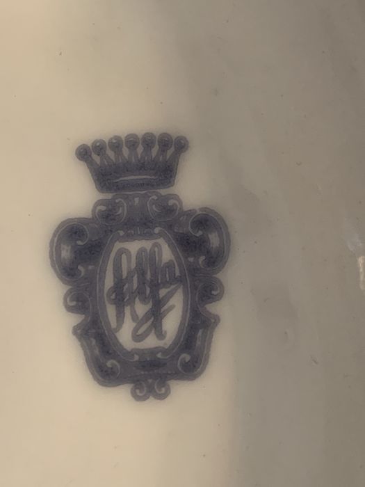 Par de candeeiros de mesa italianos Ceramiche Alfa