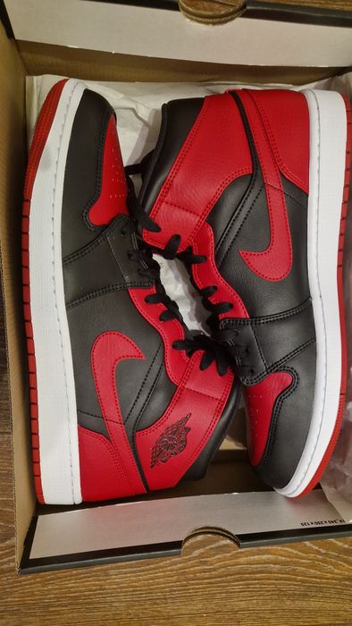 Nowe Jordan 1 mid "Banned" r 47,5(31cm)