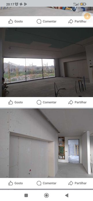 faço trabalhos em pladur tetos falsos divisorias Emassamentos, pintura