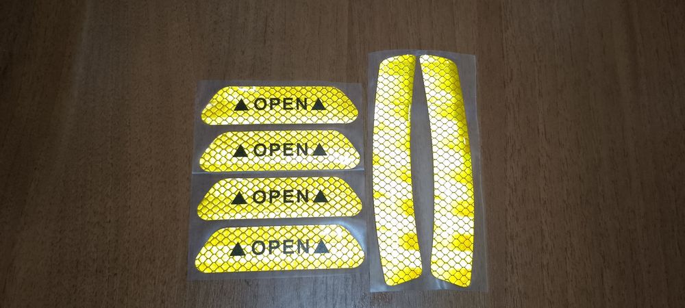 Наклейки светоотражающие