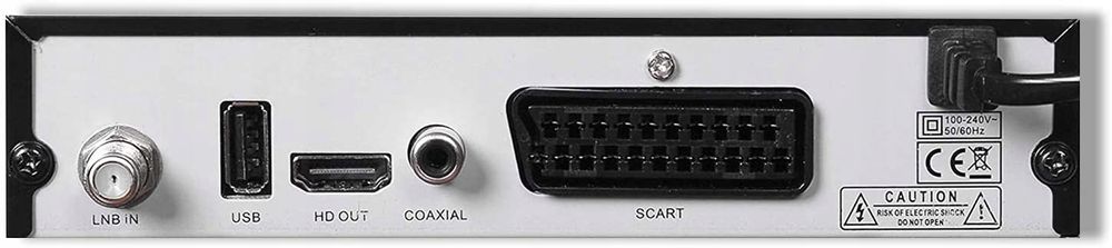 Cyfrowy Odbiornik Satelitarny Tuner Dvb-T2 Leyf 2809+ Pilot Czarny