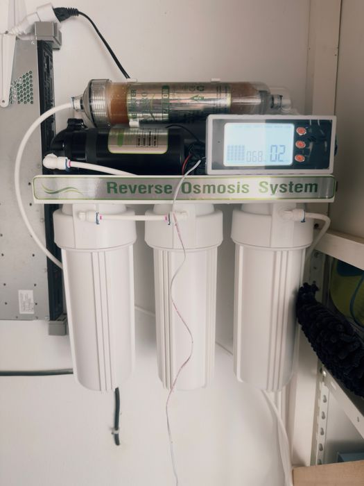 Osmose aquario agua salgada