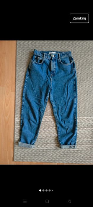 Jeansy ZARA boyfriend rozmiar 36