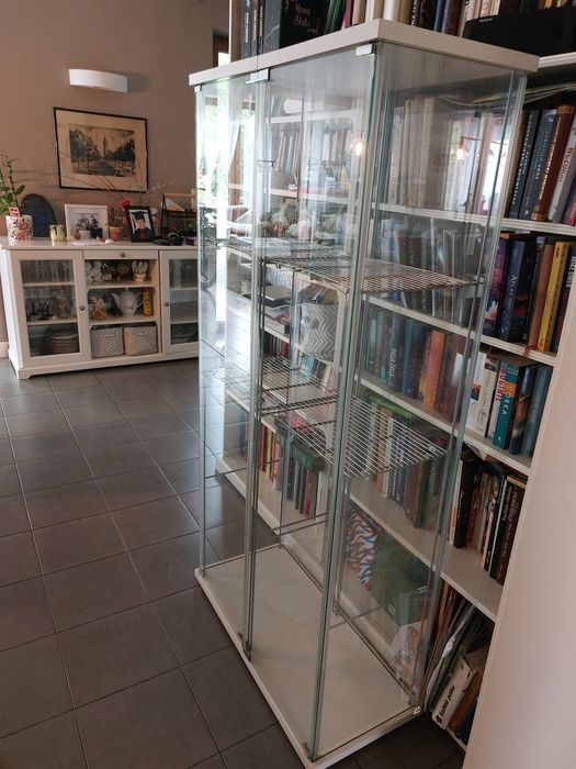 Podwójna witryna Ikea Detolf do filodendron alokazja storczyk paproć monstera