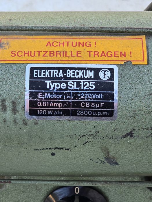 Szlifierka stołowa Elektra Beckum 120 W