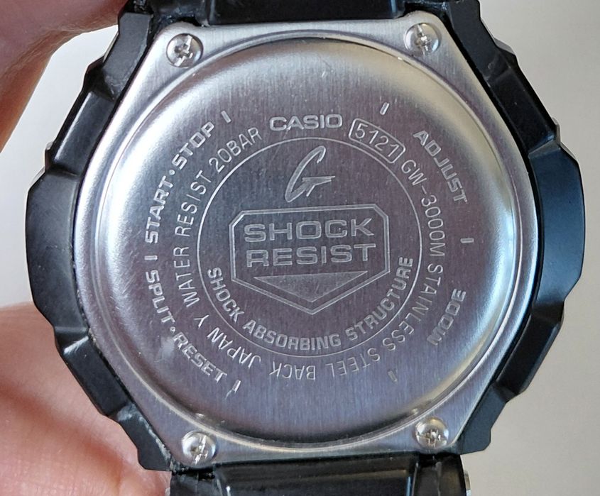Годинник Casio G-SHOCK на сонячній батареї, з радіоконтролем