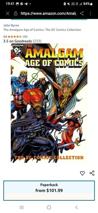 Комікс "The AMALGAM age of COMICS" перше видання 1996 року