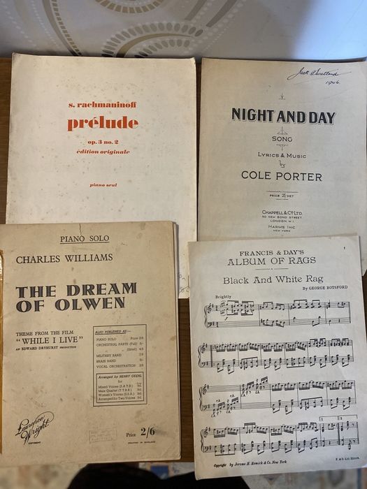 Pautas musicais para piano