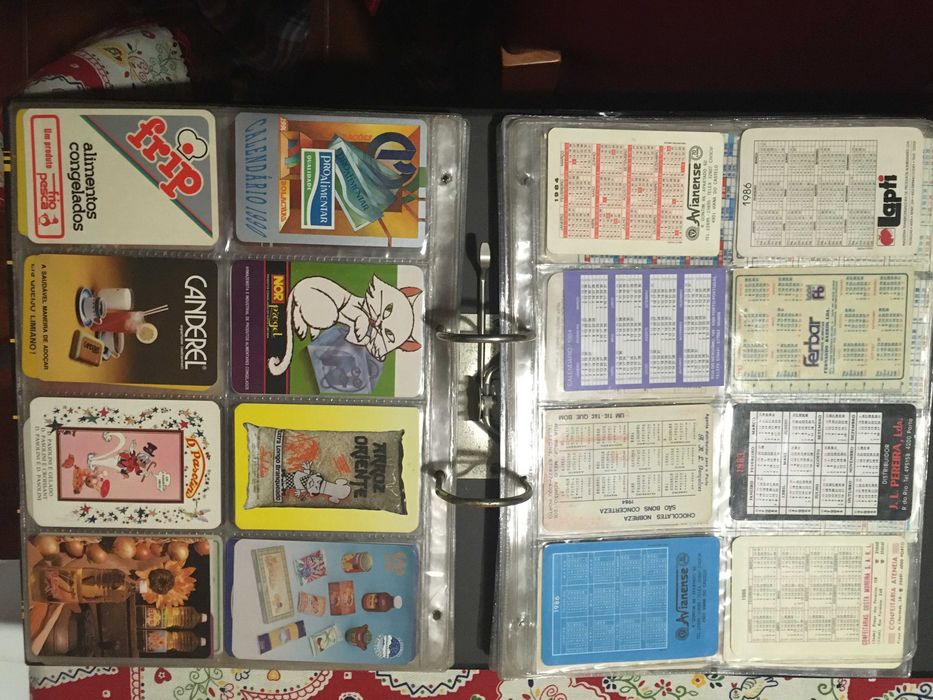 Colecção de 425 calendários raros
