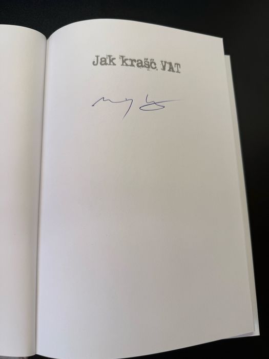 Jak kraść VAT + Jak kraść w białym kołnierzyku || Autograf autora