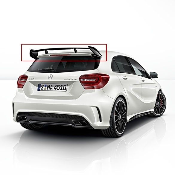 LIP SPOILER AILERON LÂMINA MERCEDES-BENZ CLASSE A V176 W176 A45 AMG MATERIAL NOVO
