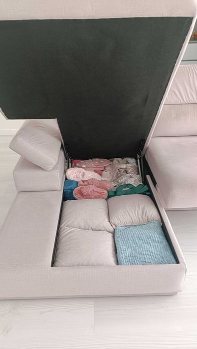 Sofá de 3 lugares com chaise longue