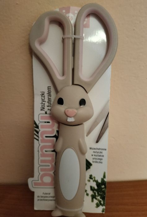 Nożyczki z futerałem Bunny / Króliczek Joie