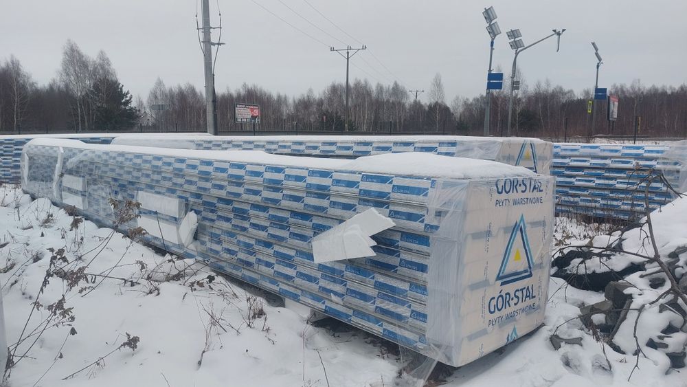 Płyta warstwowa scienna 100mm NOWA