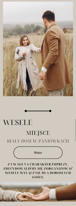 Ślub Wesele Chrzciny Komunia Urodziny strona internetowa WWW RSVP