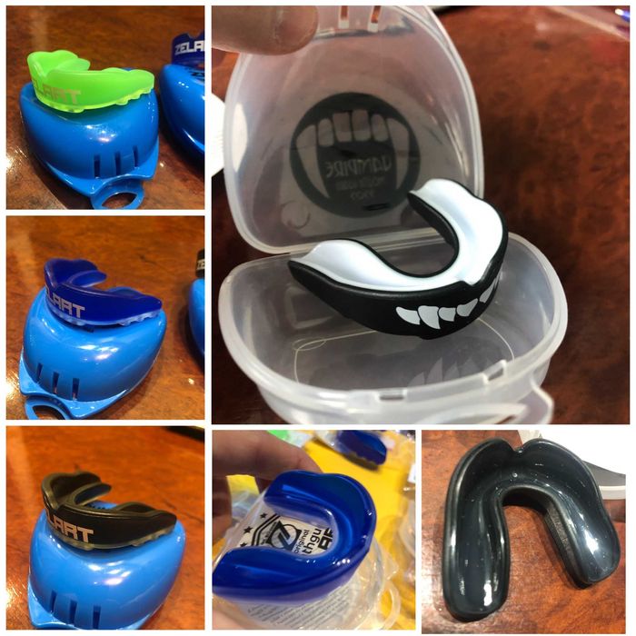 Капа боксерская одночелюстная ДЕТСКАЯ, ПОДРОСТКОВАЯ,  цвета в ассорт.