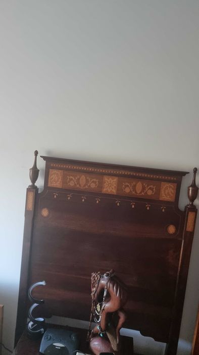 2 Cabeçeiras alta gama de cama antiguidade rara