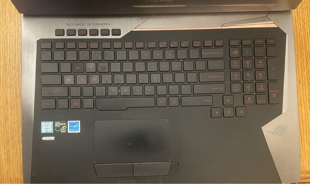 Laptop ASUS G752V |I7| GTX 970m | 32gb | 480GB SSD |