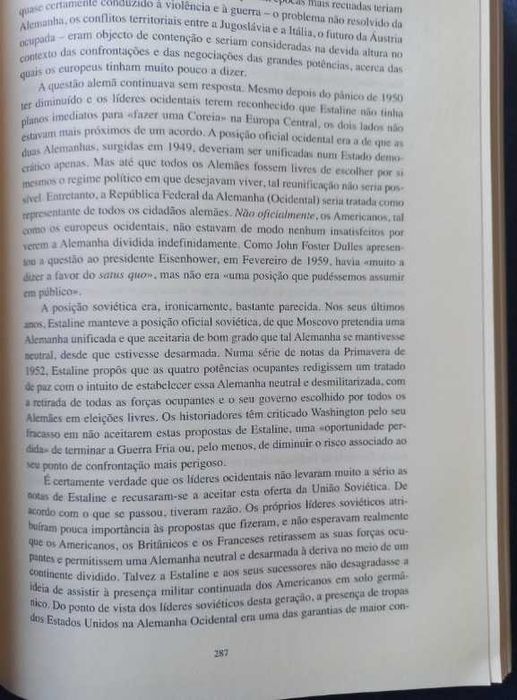 Pós-Guerra; História da Europa Desde 1945 - Tony Judt