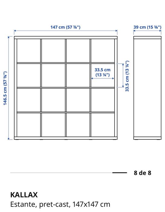 Estante Ikea Kallax .