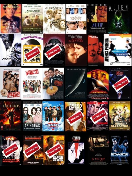 DVD's Originais (Títulos de A a O)