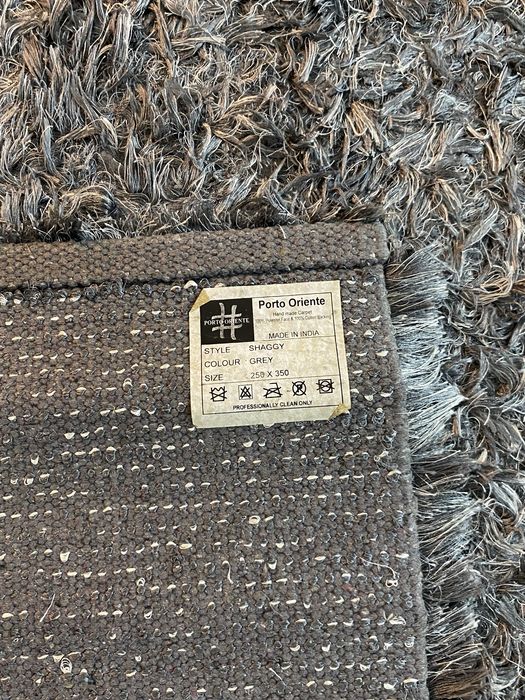 Carpete Cinzenta Antracite 250x350cm