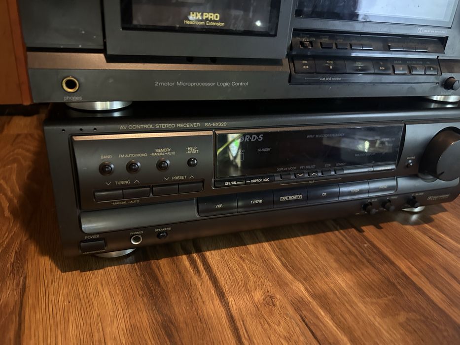 Wieża Technics Cd Deck Wzmacniacz